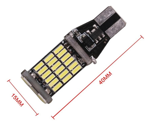 Ampolletas Led Socket: T15, T10, W16w Can Bus Voltaje: 12v