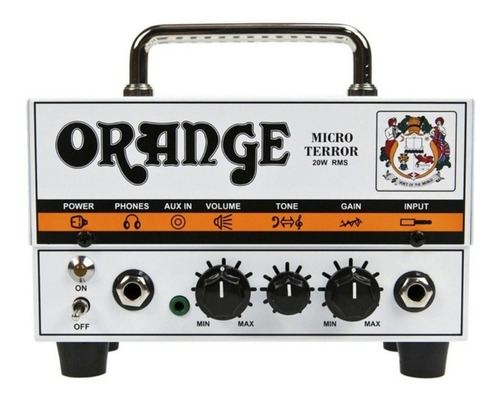 Cabezal De Guitarra Orange Micro Terror Pre Valvular 20 W