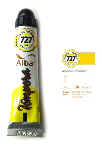 Temperas Alba 18 Ml Cromaticas X 1 Unidad
