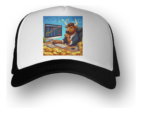 Gorra  Toro Bitcoin Trading Bullmarket Cripto M1