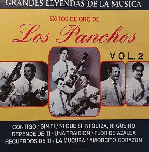 Cd Los Panchos + Exitos De Oro Vol.2 + Grandes Leyendas