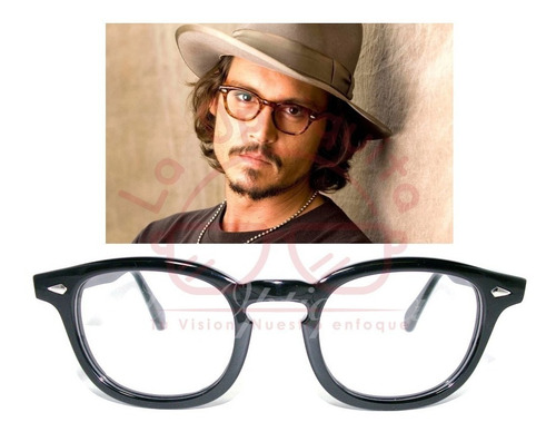 Imagen 2 de 7 de Lentes Geek Retro Vintage Johnny Depp Calidad Premium