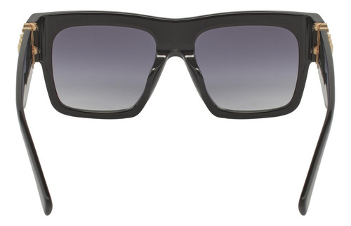 Miu Miu Mu 10ws 1ab-5d1 Square Shape Black Gold (Usado)
