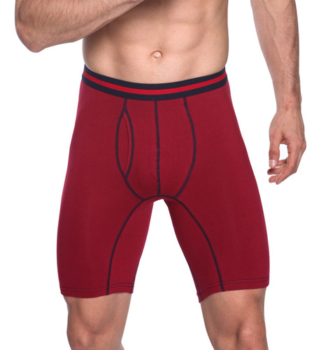 Ropa Interior A Rayas Para Hombre Con Abertura Lateral Y Cal