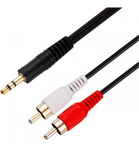 Cable 2 Rca A Mini Plug 3.5mm Audio Mp3 Tablet Caseros