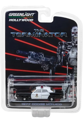 Terminator Patrulla Dodge Monaco 1977 Greenlight 1/64 Metal 