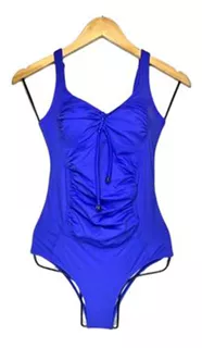 Ropa De Baño Enterizo Alessa Iglesias Azul Gl-50 Color Azul