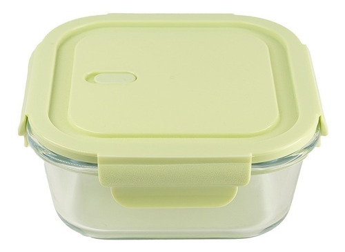 Imagen 2 de 6 de Taper Tupper Hermetico Vidrio Comida 800 Ml