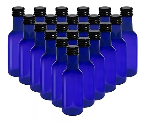 Botellas De Licor Belle Vous Mini Blue (paquete De 24) 