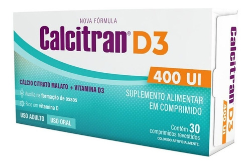 Calcitran D3 Fqm 30 Comprimidos