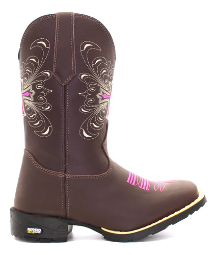 Bota Texana Country Feminina Cowgirl Butina Super Oferta