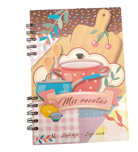 Cuaderno Para Escribir Recetas