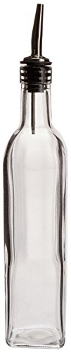 16 Oz Botella De Vinagre Aceite Oz Cruet Vaso Alto Cuad...