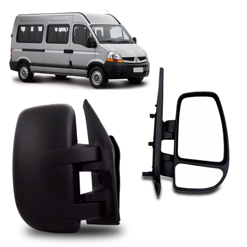 Retrovisor Renault Master 2003 A 2012 Regulagem Fixo