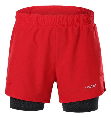 Wpd Pantalones Cortos Deportivos 2 En 1 Para Correr Y