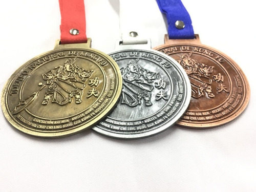Medallas Con Logo 60 Mm Doble Faz Diseño Propio De Metal