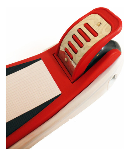 Combo De Scooter Infantil Fila Led Con Casco Color Rojo