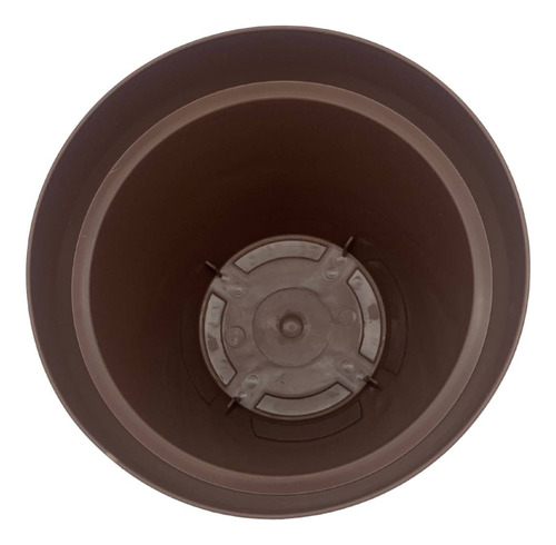 Vaso Redondo Bari Eco (10x9) Cor Tabaco Okla
