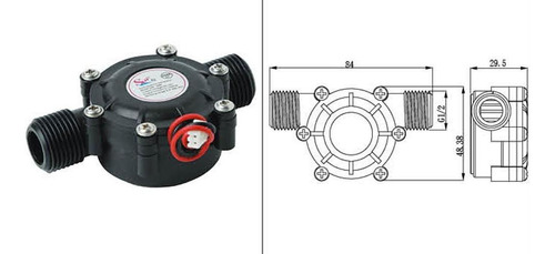 Hh Generador De Turbina Hidroeléctrica De 12 V Cc