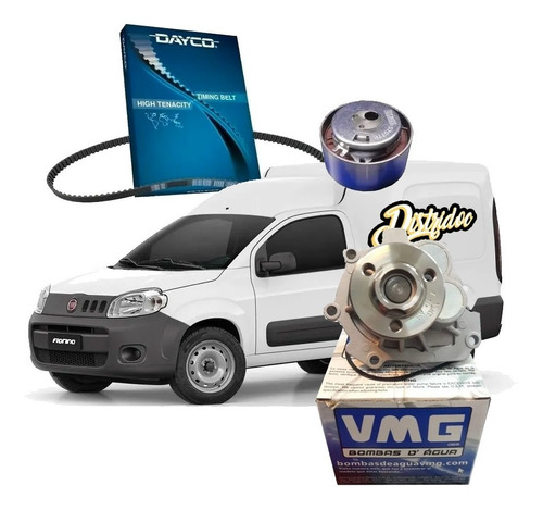 Kit Distribucion +bomba Agua Fiat Fiorino Siena 1.4 Fire Evo