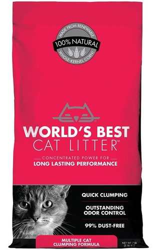 Arena Gatos World S Best Cat Litter Multiple Cat 6,35 Kg