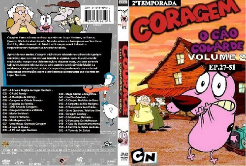 Dvd Coragem O Cão Covarde Completo Dublado