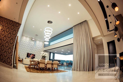 Imagem 10 de 30 de Casa Com 5 Dormitórios À Venda, 480 M² Por R$ 3.490.000,00 - Condomínio Fazenda Imperial - Sorocaba/sp - Ca0031