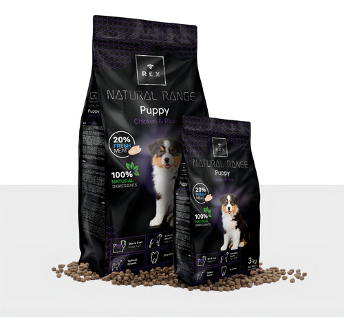 Alimento Para Perro Rex Cachorro Pollo Y Arroz 3kg