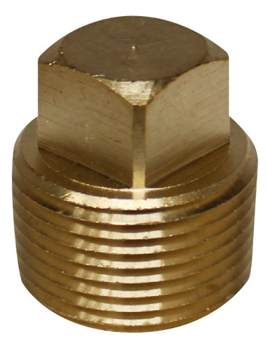 10 Adaptadores Tapon Macho Cabeza Cuadrada1/8