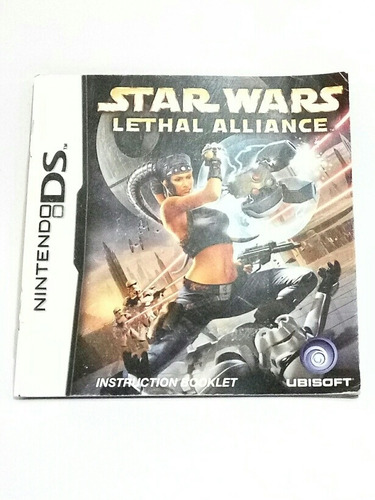 Star Wars Lethal Alliance Nintendo Ds Solamente Manual