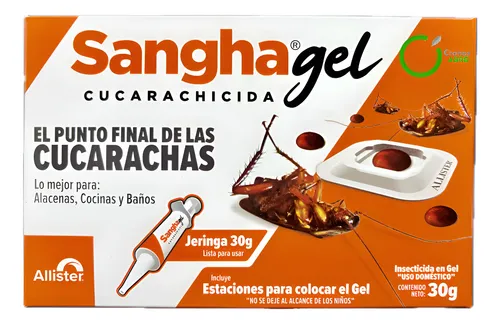 Sangha Gel Cucarachicida Jeringa 30gr Con Atrayente Allister | MercadoLibre