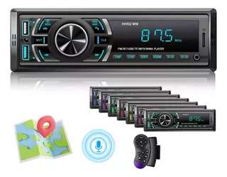 Auto Estereo Coche Reproductor Mp3 Radio Con Bt Aux Usb Sd