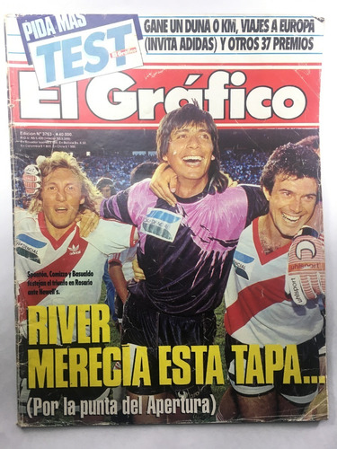 Revista El Grafico N° 3763 River Merecía Esta Tapa