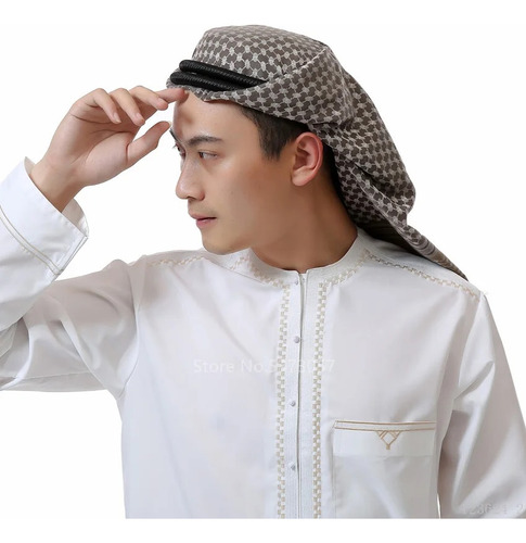 Disfraz Islámico De 7 Colores Para Hombre, Hiyab, Turbante
