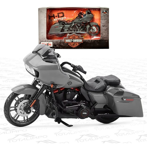 Motos Harley Davidson 1:18 H-d Custom Maisto 31360 1/18