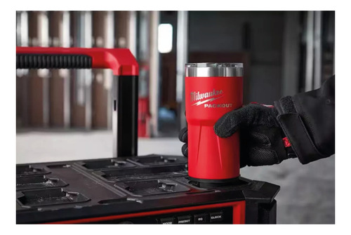 Termo Vaso Milwaukee Sistema Packout 20 Oz Rojo 48-22-8392r