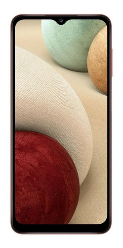 Imagen 1 de 7 de Celular Samsung Galaxy A12 4gb 64gb 6.5  Rojo Sm-a125m