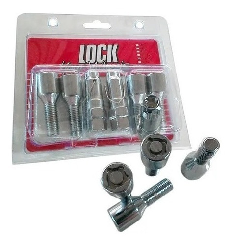 Kit 4 Tornillos De Seguridad + 2 Llaves Oferta Ruedas Gaucho