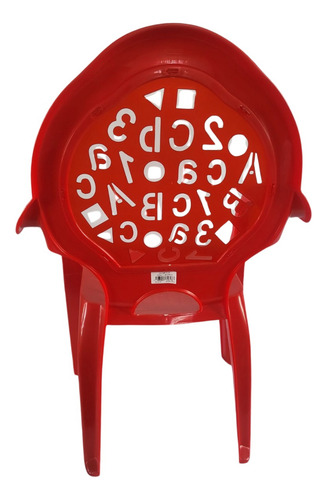 Silla Infantil Bambino Para 5 Colores A Elegir Rojo