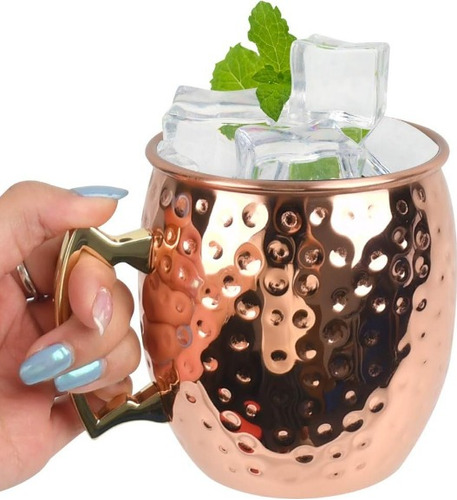  Más Vendido Set De 2 Mugs De Cobre Tragos Moscow Mule Mojit