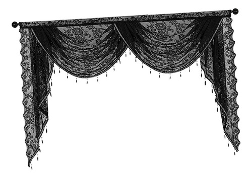 Ventana De Cascada Venance Vintage Diseño Ancho 150 Cm