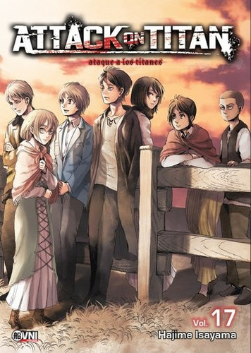 Attack On Titan # 17, De Hajime Isayama. Editorial Ovni Press Manga, Edición 1 En Español