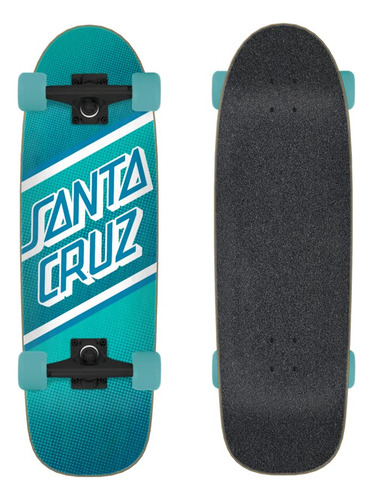 Santa Cruz Skateboard Cruiser Tonal Fade Street Skate 8.7in