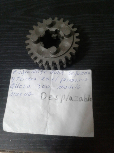 Engranaje Doble Desplazable Gilera 300 Segunda Y Tercera 75