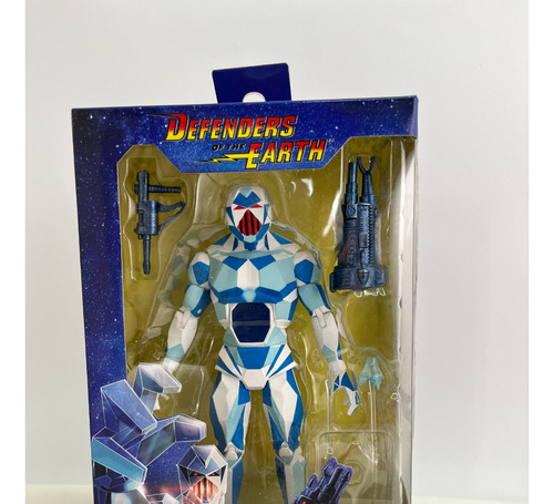Neca Defenders Of The Earth Garax Ultímate Evil Robot Figura