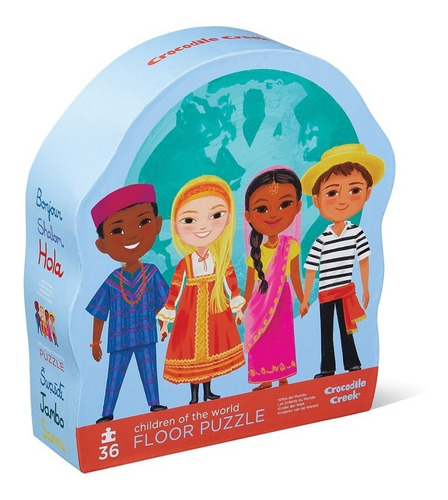 Floor Puzzle Rompecabezas De Piso 36pz Children Of The World