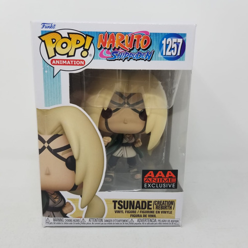 Funko Pop Naruto Shippuden Tsunade Aaa Exclusive Caja Dañada