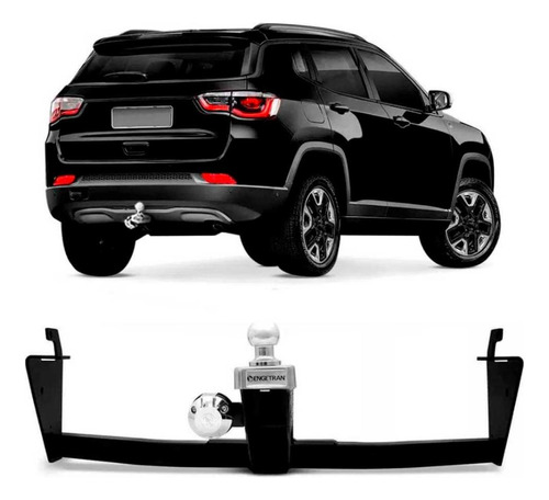 Kit Engate Reboque Rabicho Jeep Compass 2017 750kg