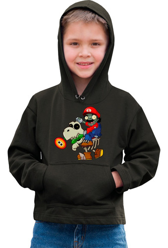 Infantil Cleen Sudadera Plantas Vs Zombies Super Mario Yoshi