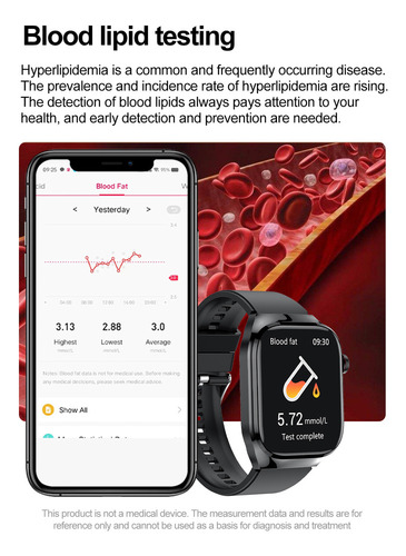 Smartwatch De Monitoramento De Saúde Tk16 Bluetooth Call Ecg
